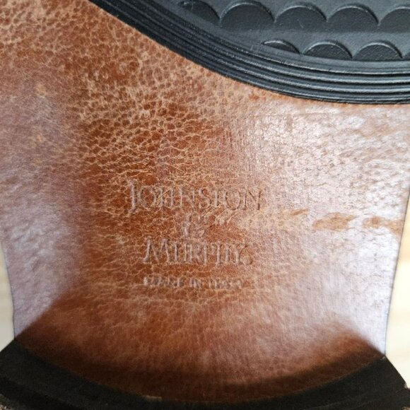 Johnston & Murphy Leather Cellini Chukka Boots Brown 9.5M - Picture 14 of 14